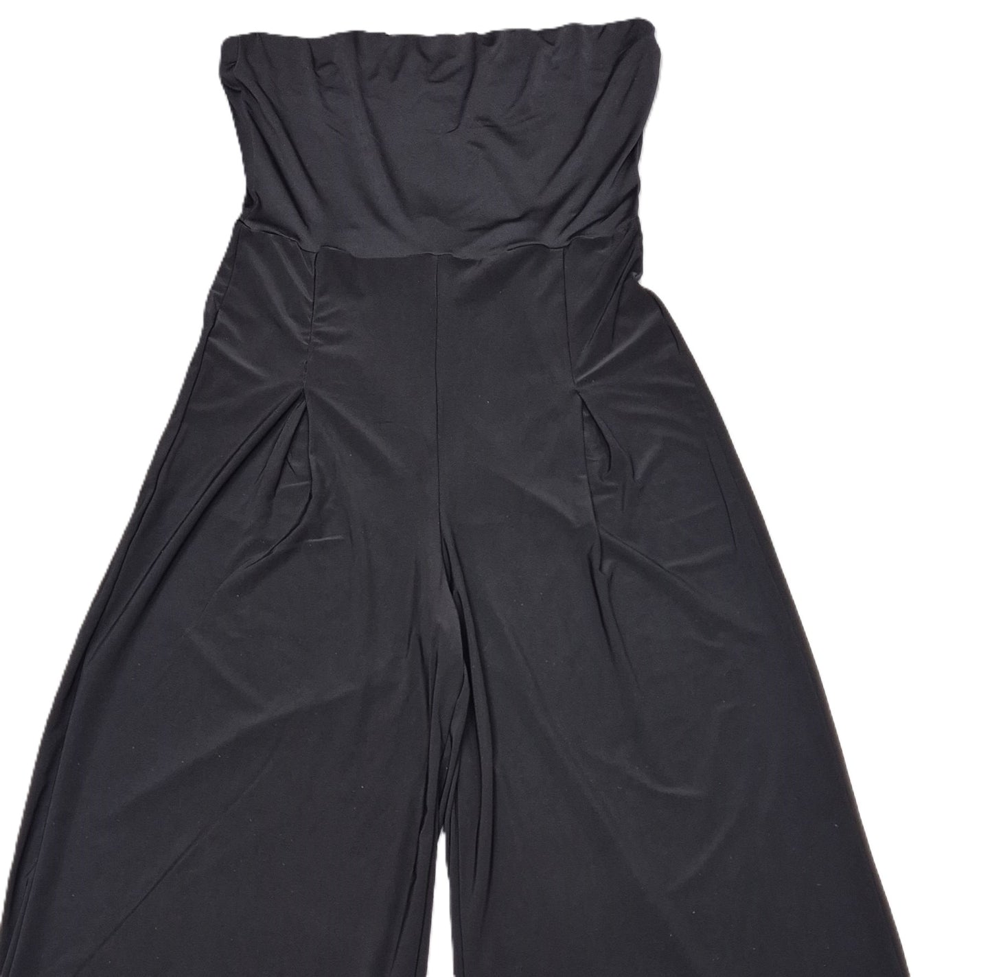 Women's Print Woven Bandeau neckline Wide Leg Jumpsuit All In One