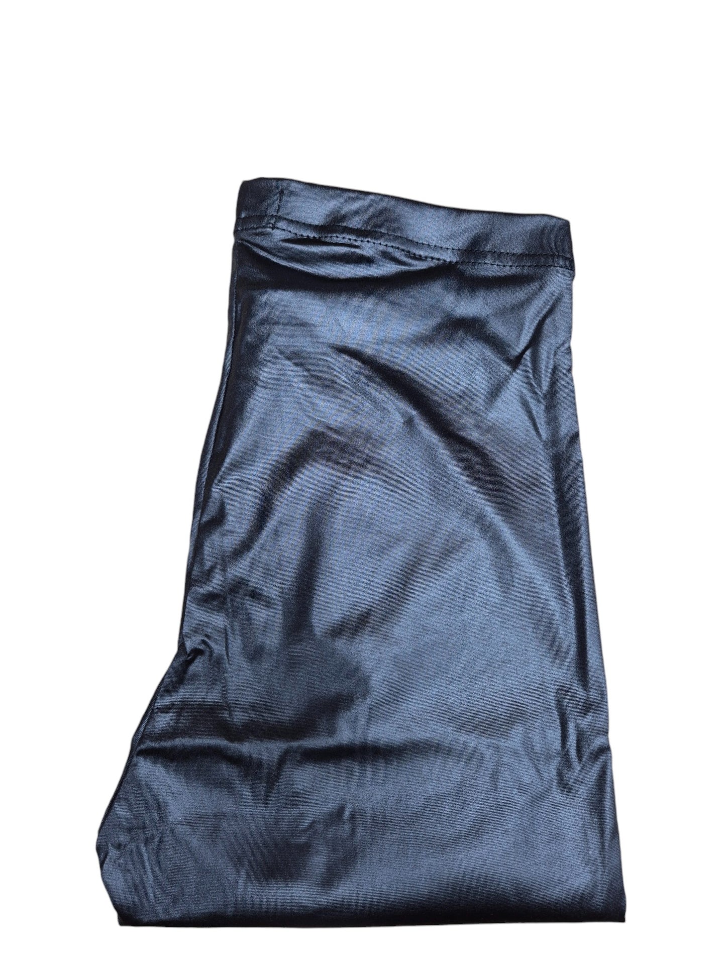 Women's Girls Sexy PU Wet Look Matt Full Length High Waisted Leggings Bottoms Comfortable Womenswear